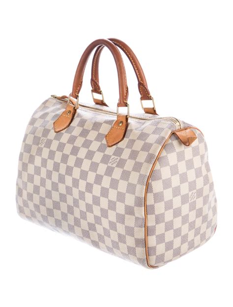 louis vuitton speedy 25 damier azur canvas|authentic louis Vuitton Speedy 30.